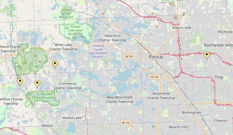 JD7 Map Locations
